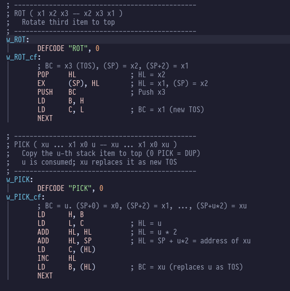 more basic stack operations