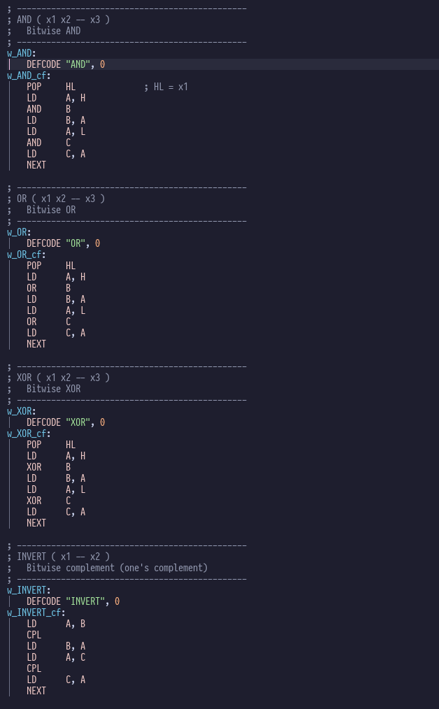 simple logical operators