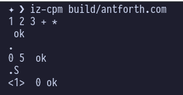 Broken Forth interpreter