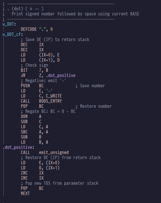 DOT implementation