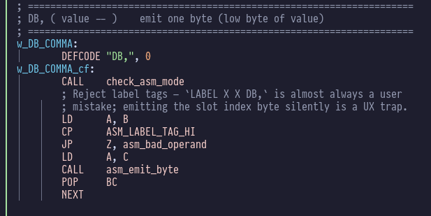 DB implementation