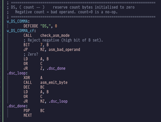 DS implementation