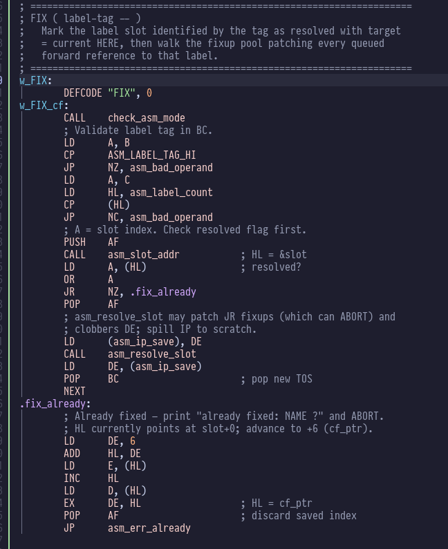 FIX implementation