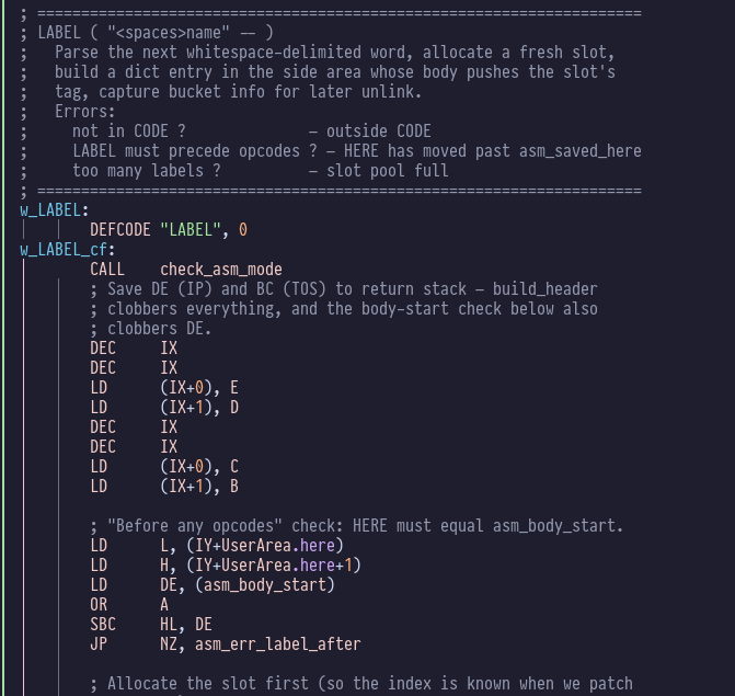 LABEL implementation