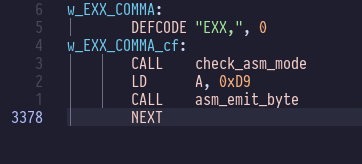 EXX implementation