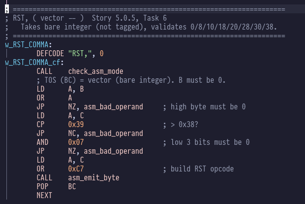 RST implementation
