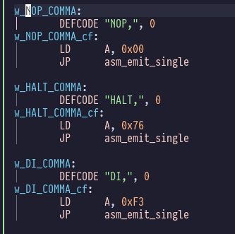 14 Missing opcodes