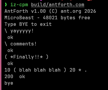 Testing comments