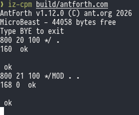 */ and */MOD