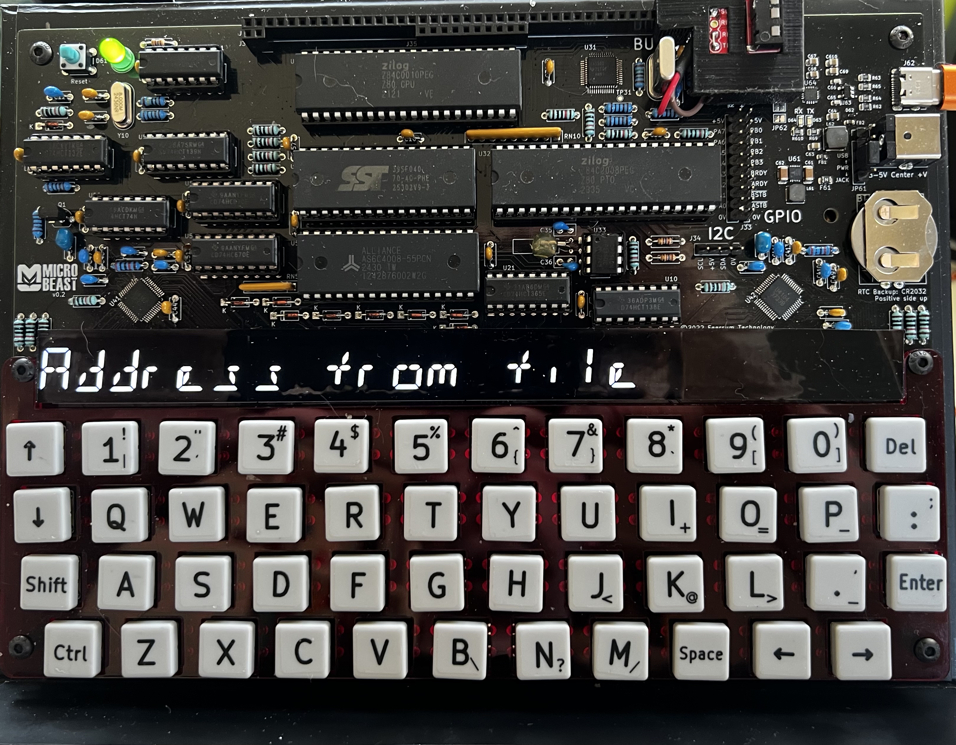 Beast showing Address from file