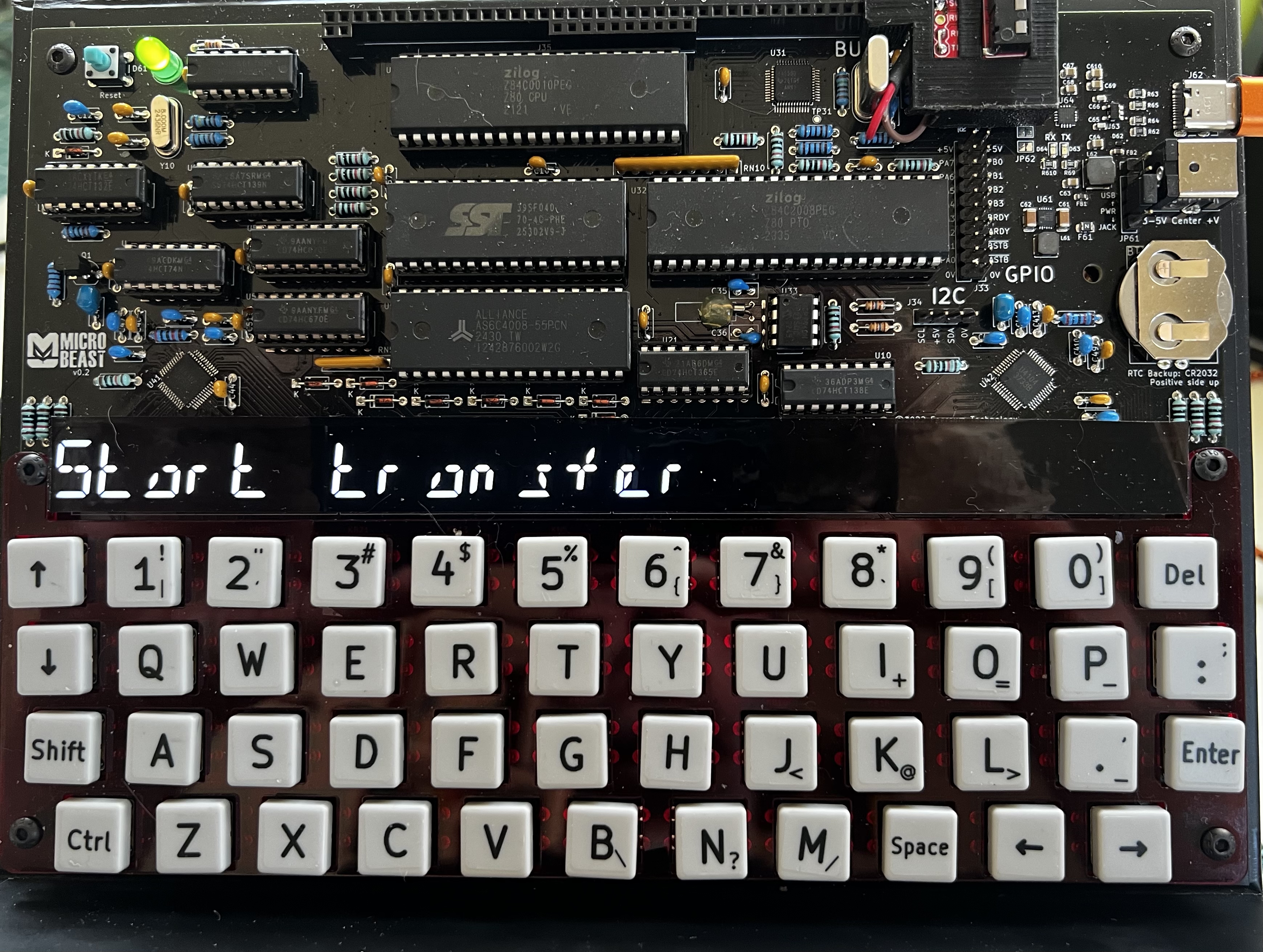 Beast showing start transfer