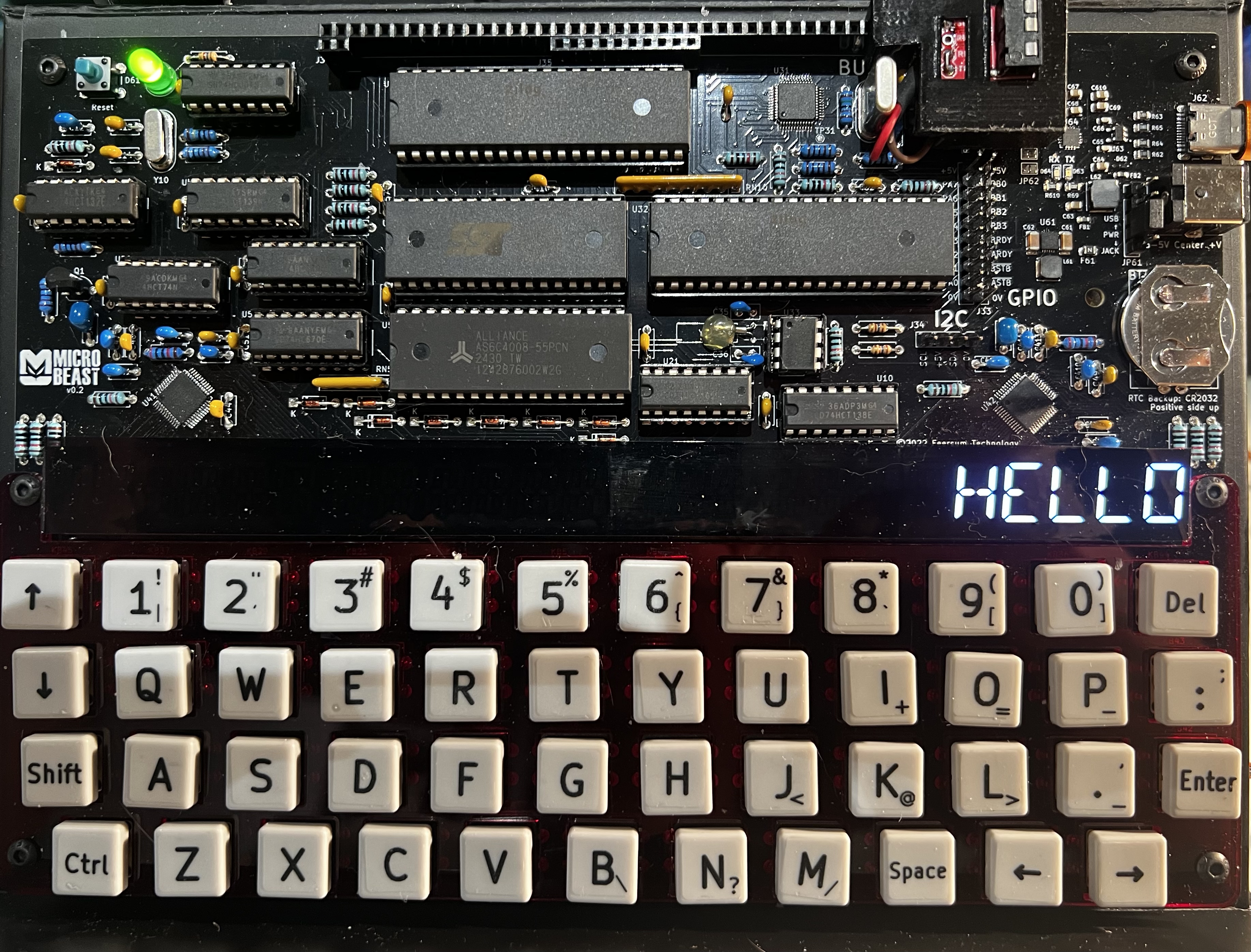 MBASIC running FONTS.COM
