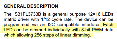 Lumissil datasheet excerpt